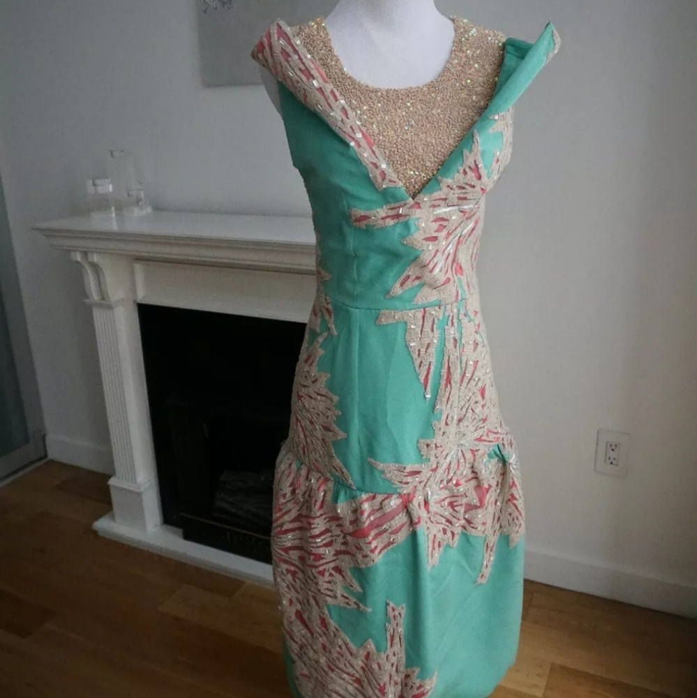 Anthropologie Manish Arora Collection Dress Rare S
